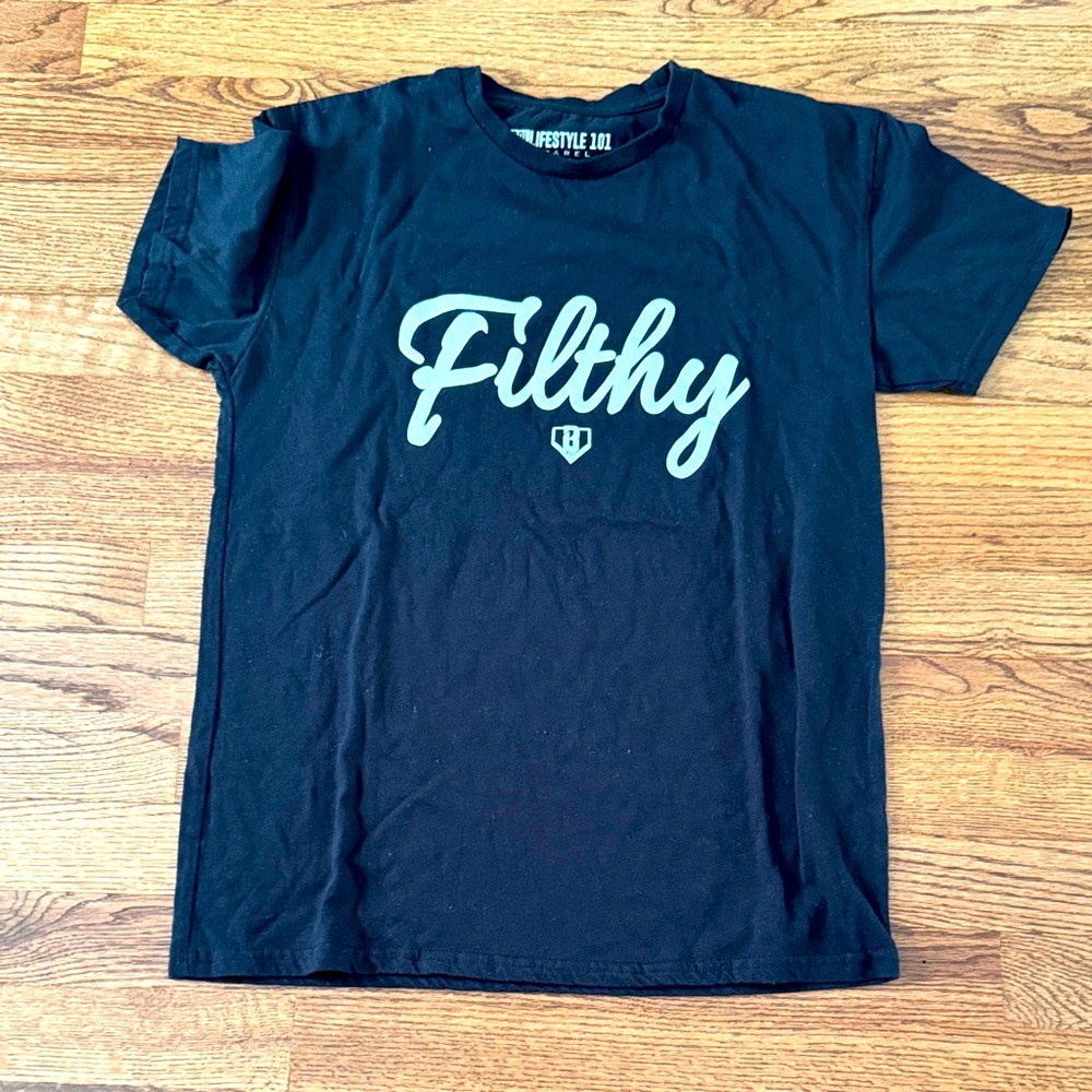 Baseballism 101 Filthy Tee Black/White